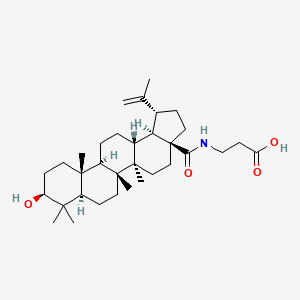 molecular formula C33H53NO4 B12702603 N-(3beta-Hydroxylup-20(29)-en-28-oyl)-3-aminopropanoic acid CAS No. 174740-41-1