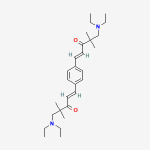 molecular formula C28H44N2O2 B12702860 NC-758 Free base CAS No. 125564-12-7