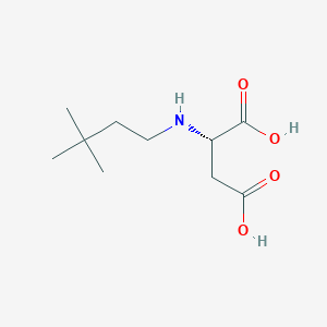 molecular formula C10H19NO4 B12702976 N-(3,3-dimethylbutyl)-L-aspartic acid CAS No. 275799-00-3