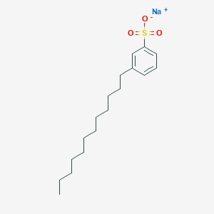 molecular formula C18H29NaO3S B012703 Sodium 3-dodecylbenzenesulfonate CAS No. 19589-59-4