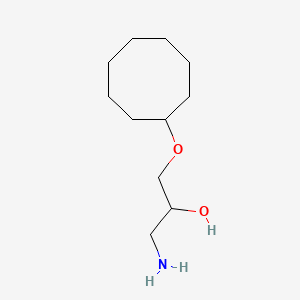 molecular formula C11H23NO2 B12703116 1-Amino-3-(cyclooctyloxy)-2-propanol CAS No. 89100-85-6