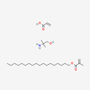 molecular formula C29H57NO5 B12703180 2-Amino-2-methylpropan-1-ol;octadecyl 2-methylprop-2-enoate;prop-2-enoic acid CAS No. 167078-13-9