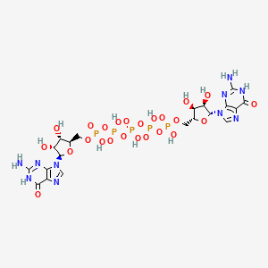 molecular formula C20H29N10O24P5 B12703217 Diguanosine pentaphosphate CAS No. 78101-73-2