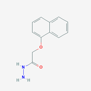 molecular formula C12H12N2O2 B1270327 2-(1-Naphthyloxy)acetohydrazide CAS No. 24310-15-4