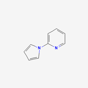 molecular formula C9H8N2 B1270338 2-(1H-Pyrrol-1-yl)pyridine CAS No. 50966-74-0