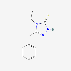 molecular formula C11H13N3S B1270339 5-苄基-4-乙基-4H-1,2,4-三唑-3-硫醇 CAS No. 31405-22-8