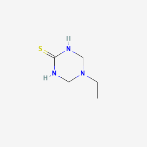 molecular formula C5H11N3S B1270342 5-Ethyl-1,3,5-triazinane-2-thione CAS No. 21306-29-6
