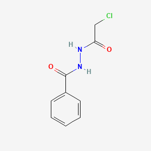 molecular formula C9H9ClN2O2 B1270347 n'-(2-Chloroacetyl)benzohydrazide CAS No. 50677-24-2