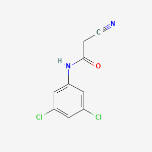 molecular formula C9H6Cl2N2O B1270351 2-cyano-N-(3,5-dichlorophenyl)acetamide CAS No. 63035-00-7