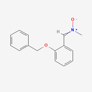 molecular formula C15H15NO2 B1270354 {[2-(Benzyloxy)phenyl]methylene}(methyl)ammoniumolate 