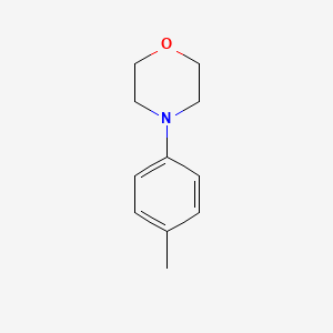 molecular formula C11H15NO B1270357 4-(p-Tolyl)morpholine CAS No. 3077-16-5