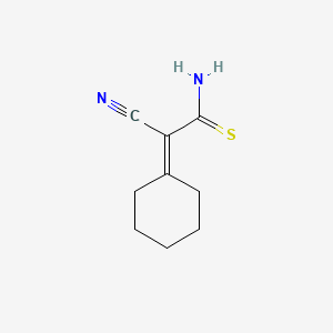 2-Cyano-2-cyclohexylideneethanethioamide