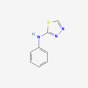 molecular formula C8H7N3S B1270367 N-苯基-1,3,4-噻二唑-2-胺 CAS No. 3530-62-9