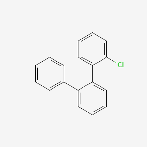 molecular formula C18H13Cl B12703745 1-chloro-2-(2-phenylphenyl)benzene CAS No. 17296-31-0