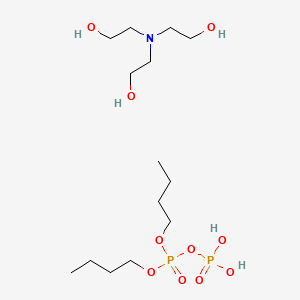 molecular formula C14H35NO10P2 B12703771 Einecs 304-335-6 CAS No. 94248-61-0