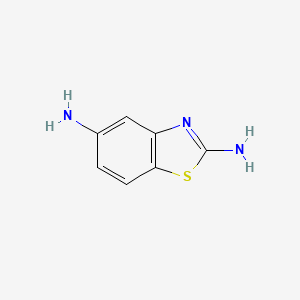 molecular formula C7H7N3S B1270378 1,3-Benzothiazole-2,5-diamine CAS No. 50480-29-0
