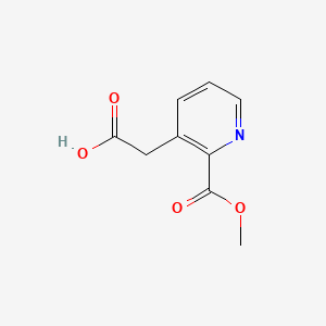molecular formula C9H9NO4 B12703796 Homoquinolinic acid, 2-methyl ester CAS No. 89353-64-0