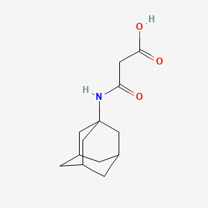 molecular formula C13H19NO3 B1270381 3-(1-Adamantylamino)-3-oxopropanoic acid CAS No. 156210-17-2
