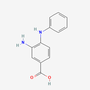 3-Amino-4-(phenylamino)benzoic acid