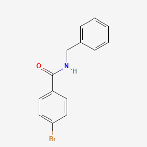 molecular formula C14H12BrNO B1270390 n-Benzyl-4-bromobenzamide CAS No. 80311-89-3