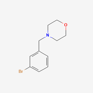 molecular formula C11H14BrNO B1270394 4-(3-Bromobenzyl)morpholine CAS No. 364793-82-8