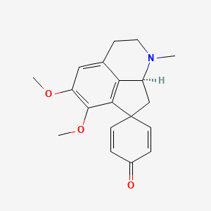 molecular formula C19H21NO3 B12703998 Pronuciferine, (-)- CAS No. 16654-37-8