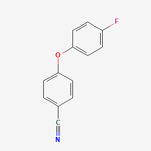 molecular formula C13H8FNO B1270419 4-(4-Fluorophenoxy)benzonitrile CAS No. 215589-24-5