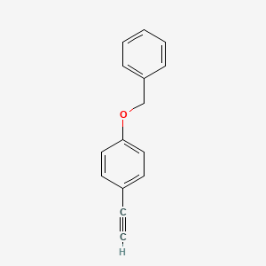 molecular formula C15H12O B1270420 4'-Benzyloxyphenyl acetylene CAS No. 84284-70-8