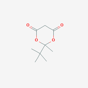 molecular formula C9H14O4 B1270425 2-Tert-butyl-2-methyl-1,3-dioxane-4,6-dione CAS No. 62018-49-9