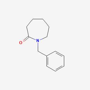 molecular formula C13H17NO B1270429 1-苄基氮杂环戊烷-2-酮 CAS No. 33241-96-2