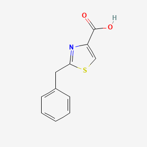 molecular formula C11H9NO2S B1270435 2-Benzyl-1,3-thiazole-4-carboxylic acid CAS No. 36916-44-6