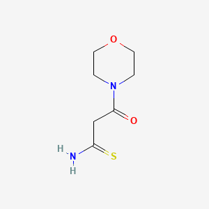 molecular formula C7H12N2O2S B1270441 3-Morpholin-4-yl-3-oxopropanethioamide CAS No. 89984-45-2