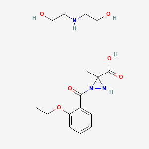molecular formula C16H25N3O6 B12704458 Einecs 301-997-8 CAS No. 94088-01-4