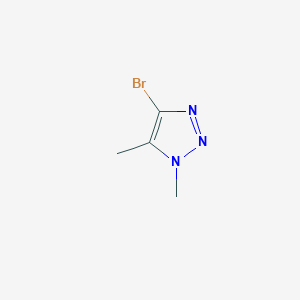 molecular formula C4H6BrN3 B1270448 4-溴-1,5-二甲基-1H-1,2,3-三唑 CAS No. 885877-41-8
