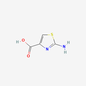 molecular formula C4H4N2O2S B1270453 2-氨基噻唑-4-羧酸 CAS No. 40283-41-8