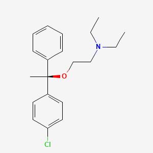 molecular formula C20H26ClNO B12704583 Clofenetamine, (S)- CAS No. 212579-82-3