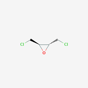 molecular formula C4H6Cl2O B12704598 trans-1,4-Dichloro-2,3-epoxybutane CAS No. 45467-40-1