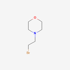 molecular formula C6H12BrNO B1270460 4-(2-Bromoethyl)morpholine CAS No. 89583-07-3