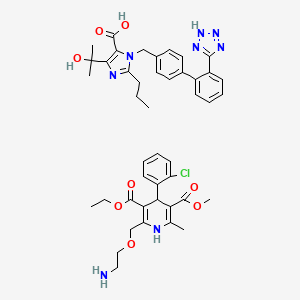 molecular formula C44H51ClN8O8 B12704646 Sevikar CAS No. 1188913-21-4