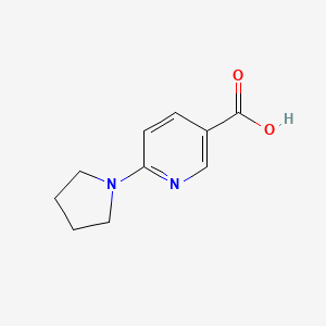 molecular formula C10H12N2O2 B1270470 6-(Pyrrolidin-1-yl)nicotinic acid CAS No. 210963-95-4