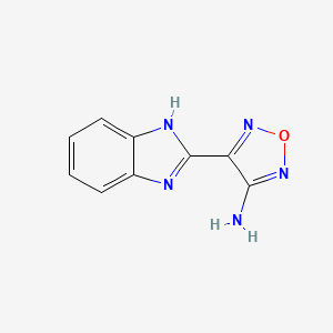 4-(1H-benzimidazol-2-yl)-1,2,5-oxadiazol-3-amine