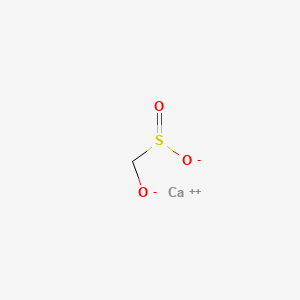 molecular formula CH2CaO3S B12704796 Calcium hydroxymethanesulfinate CAS No. 12237-18-2