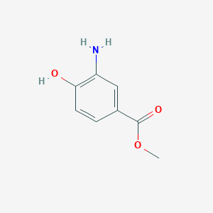 B127048 Methyl 3-amino-4-hydroxybenzoate CAS No. 536-25-4