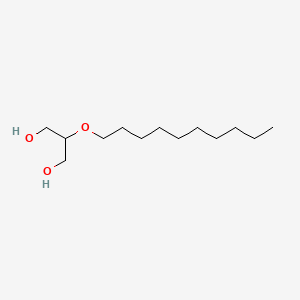 molecular formula C13H28O3 B12704837 2-Glyceryl capryl ether CAS No. 17174-65-1