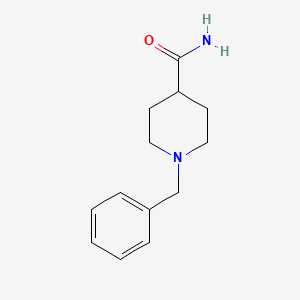 molecular formula C13H18N2O B1270487 1-苄基哌啶-4-甲酰胺 CAS No. 62992-68-1