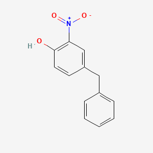 molecular formula C13H11NO3 B1270488 4-Benzyl-2-nitrophenol CAS No. 37021-63-9