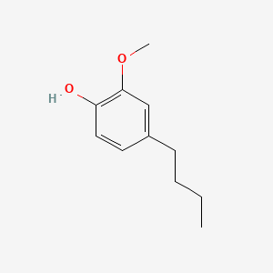 molecular formula C11H16O2 B12704888 4-Butyl-2-methoxyphenol CAS No. 59832-96-1