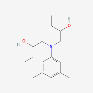 molecular formula C16H27NO2 B12704920 1,1'-[(3,5-Dimethylphenyl)imino]bis(butan-2-OL) CAS No. 93918-86-6