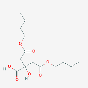 molecular formula C14H24O7 B12705012 1,3-Dibutyl citrate CAS No. 101996-65-0