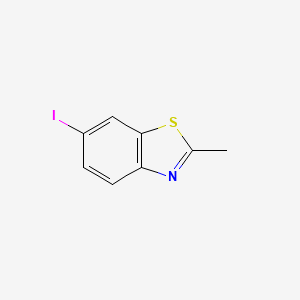 molecular formula C8H6INS B1270502 6-Iodo-2-methyl-1,3-benzothiazole CAS No. 68867-20-9